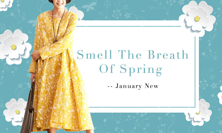 Slightly Smell The Breath Of Spring Fashions